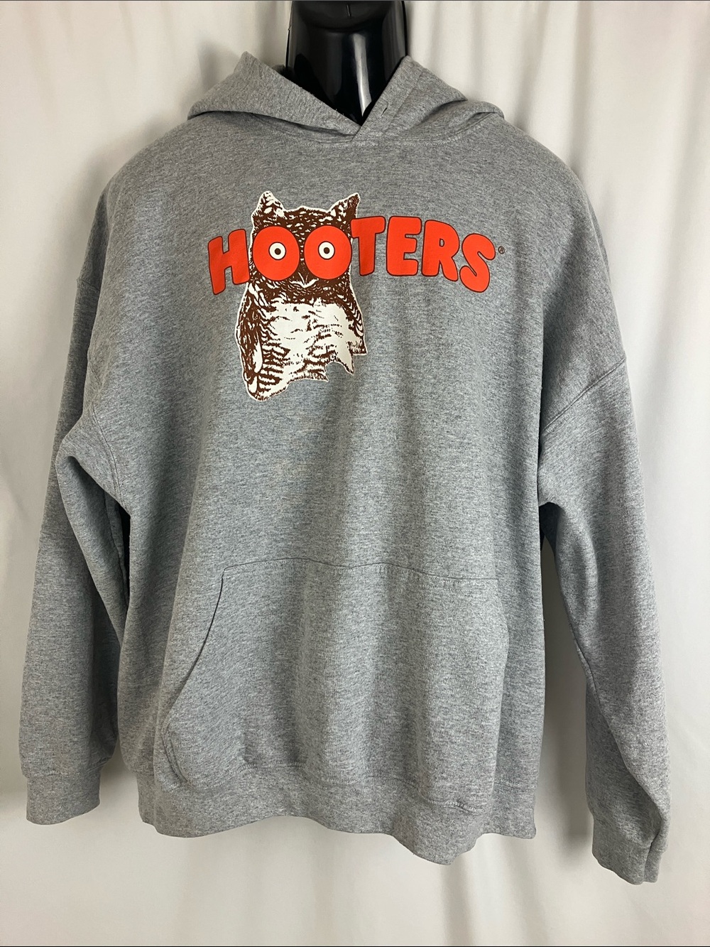 Hooters Ripple Junction Gray Hoodie Sweatshirt Men’s Size XXL